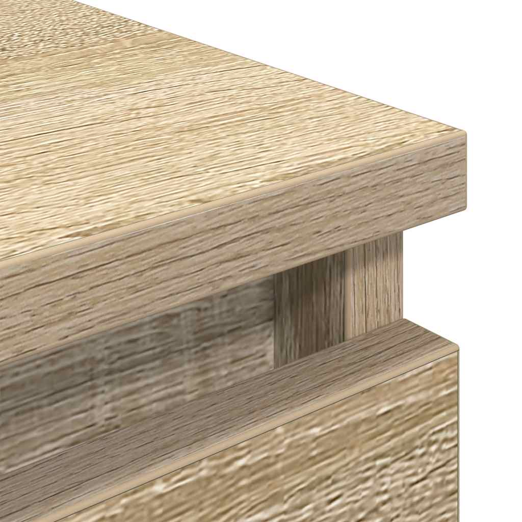 TV Cabinet in Sonoma Oak Finish 80 x 35 x 54 cm Engineered Wood