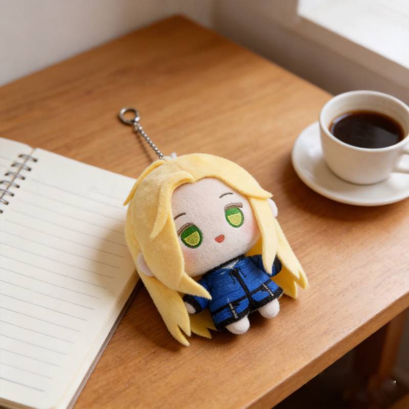 Pragmata Diana Plush Toy Short Hair Stuffed Figure For Game Fans And Gifting