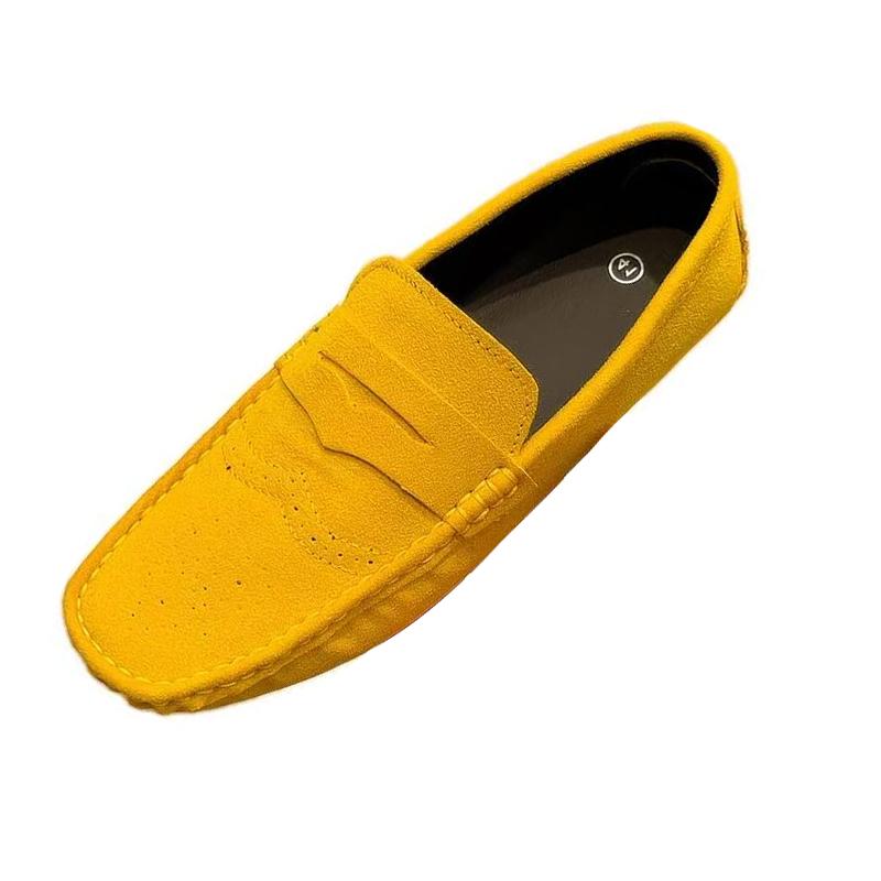 Fashion Fashion Men Casual Shoes Classic Male Loafers Handmade Suede Men's Moccasins Shoes Slip-On Flats for Man Handiness Driving Shoes