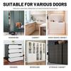 Magnetic Cabinet Catches Strong Magnet Sticker Punch-Free Self-Adhesive Latch Hidden Door Closer for Kitchen Cupboard Cabinet Drawer Furniture