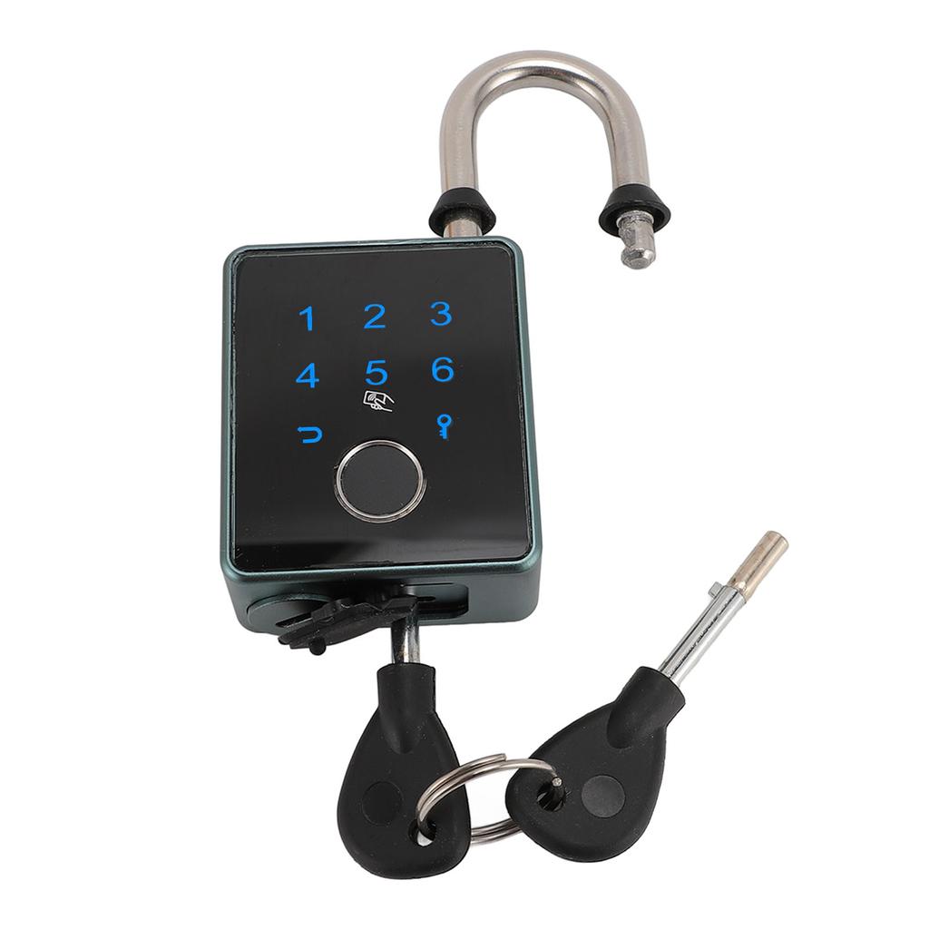 Lacăt cu amprentă digitală din aliaj de aluminiu Lacăt biometric cu amprentă inteligentă fără cheie pentru școală de gimnastică O