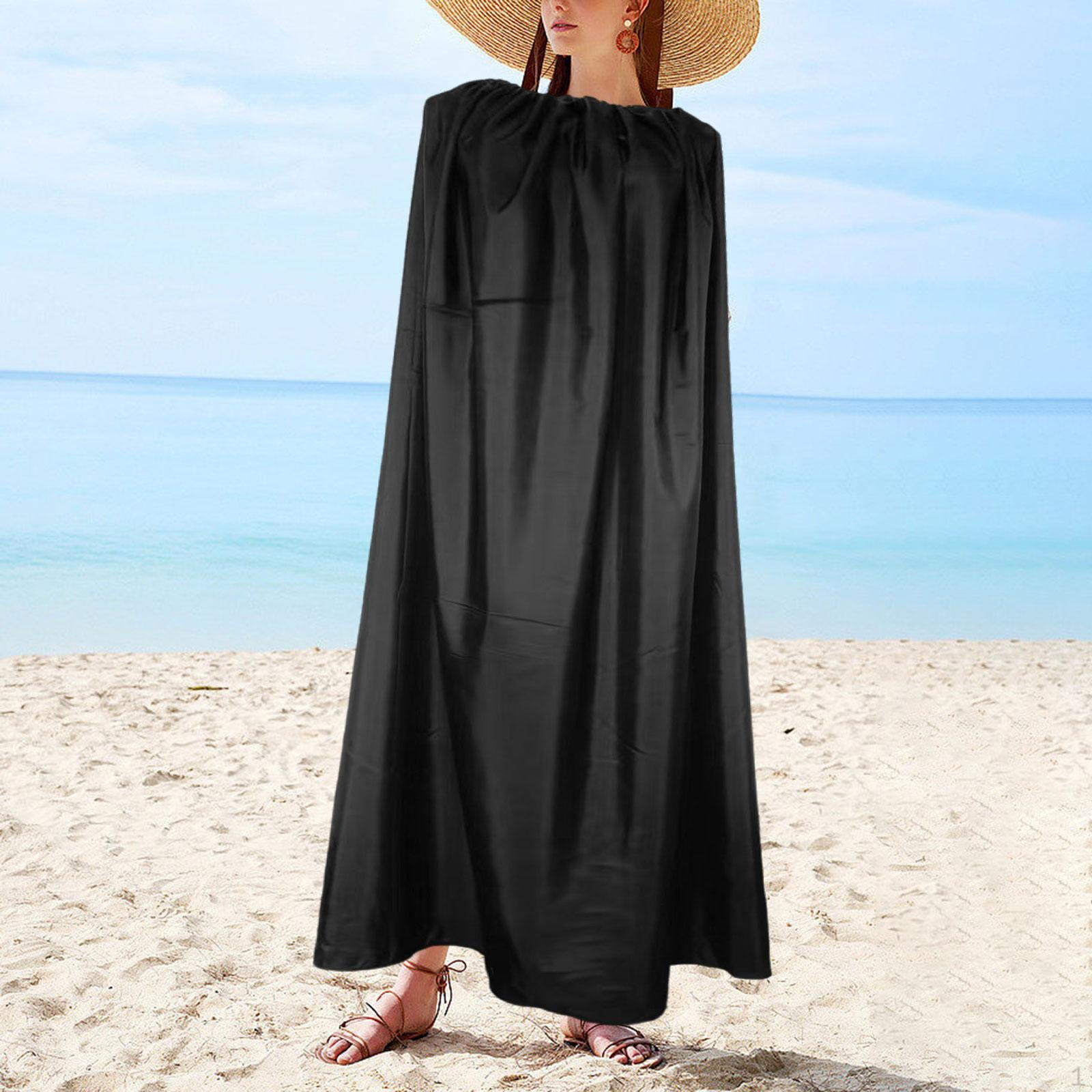 

Портативная палатка-раздевалка 140 см длиной Практичная Удобная для переодевания чёрный