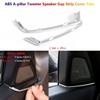2x For BMW 5 Series F10 F11 Car A Pillar Speaker Gap Cover Trim Strips 2011-2013