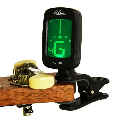 ARIA Clip-on Auto-On Tuner for Ukulele (ACT-UK)