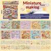 Mini Scene Sticker Book DIY Micro Landscape Decorative Stickers Educational Handmade Craft Toy For Journal Scrapbook Collage