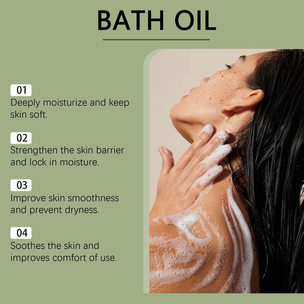 EELHOE Bubbles Bath Oil Long Lasting Deep Nourish Moisturizing Skin Brightening Products Full Body Cleaning Bath Essential Oil
