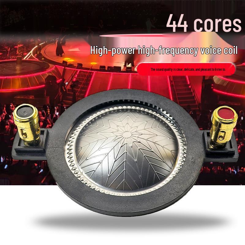 Maple Leaf Style 44-Core Tweeter Diaphragm with 44.4mm Titanium Voice Coil and 78mm Short Bracket – Stage Sound Accessory