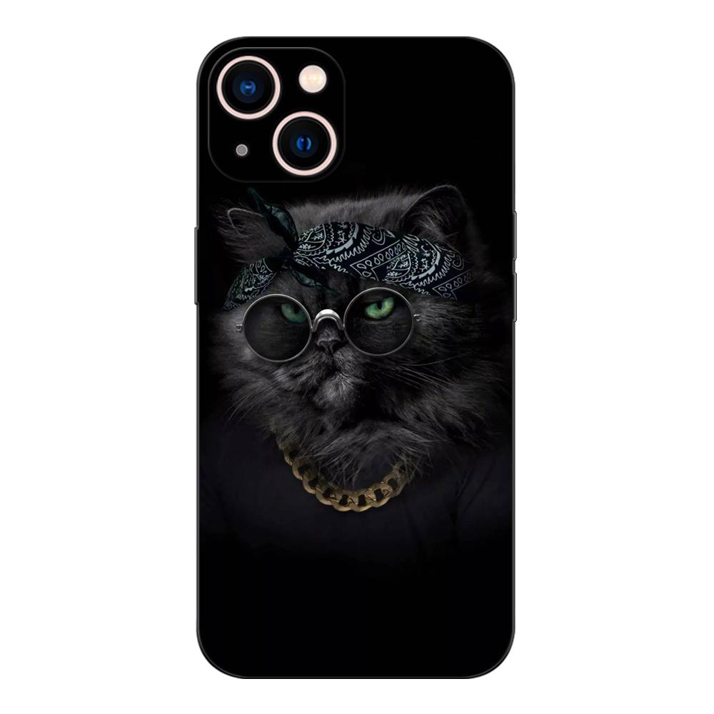 Husa neagra din tpu pentru Huawei Y9S Y6S Y8S Y5P Y7P Y8P y7 Y5 lite Prime 2018 Y6 2019 Husa British shorthair cat