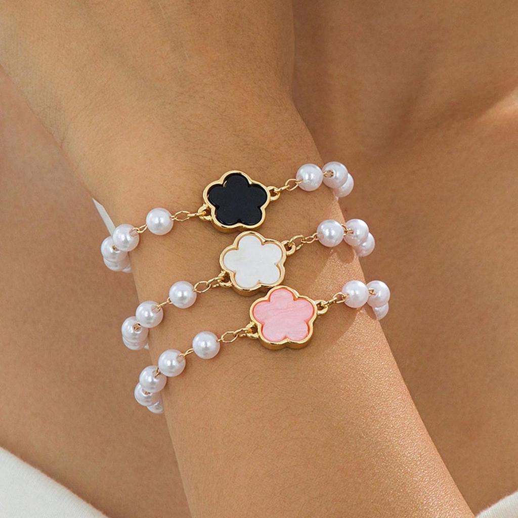 Hochwertiges vierblättriges Kleeblatt-Armband: Elegantes, luxuriöses und einfaches Damenaccessoire