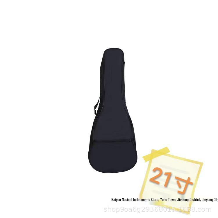 Padded Black Ukulele Gig Bag - Waterproof Handheld Backpack for Small UK Guitar