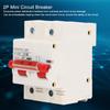 Circuit Breaker 2P D 47  125 100A DIN Rail  ature Circuit Breaker for Solar PV System 1000V