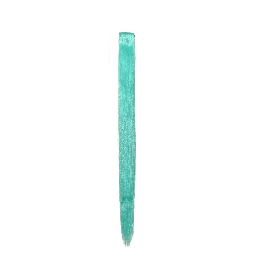 Hair Clips Luminous Hair Extensions Neon Fake Hair Colored Synthetic Hair  Party
