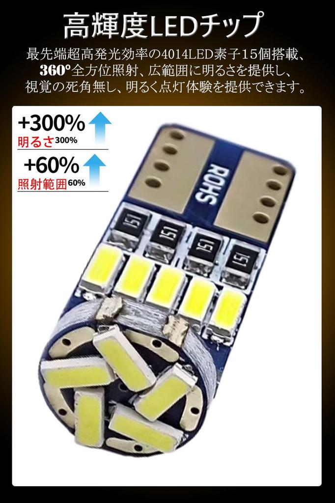T10 LED Position Lamp, Explosive Light, T10 LED, Built-in Canceller,