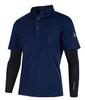 EVEN RIVER Faux Layered Dry Polo Shirt, Spring/Summer, Navy, HY08 04 S