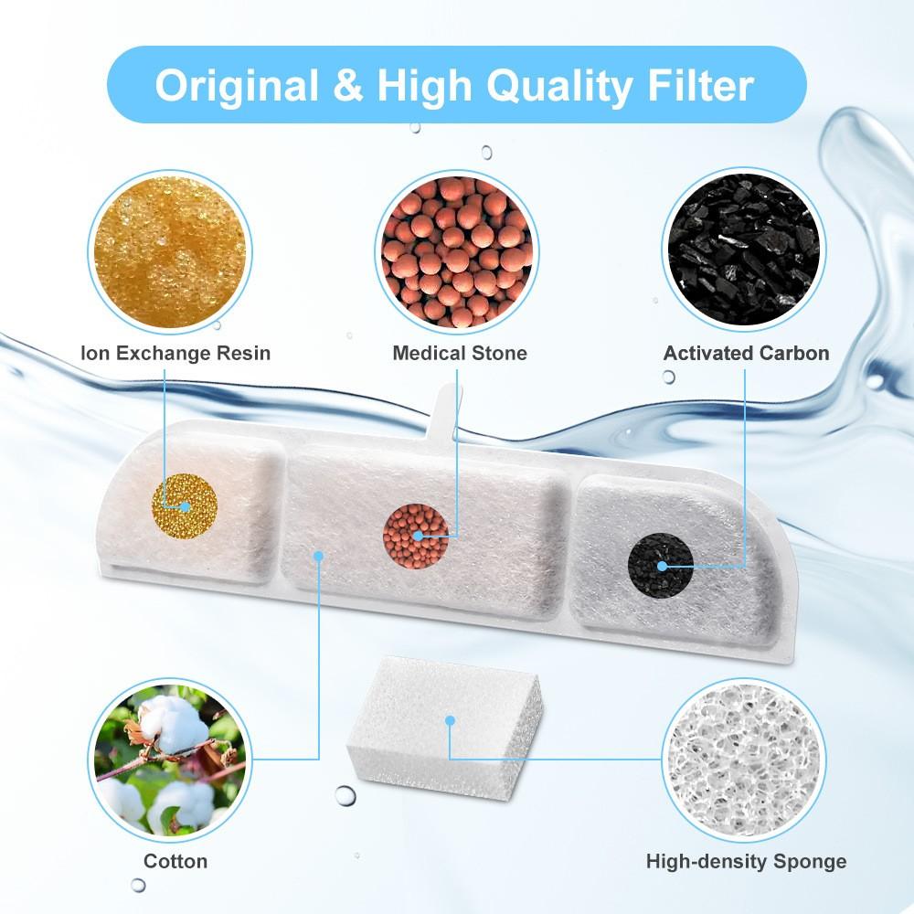 Household Pet Water Dispenser Filter Cartridge 16pc