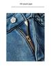 Zhi Zhi Winter Cropped Wide-Leg Fleece Jeans for Petite Women - Thick Plus Velvet Stretch Denim