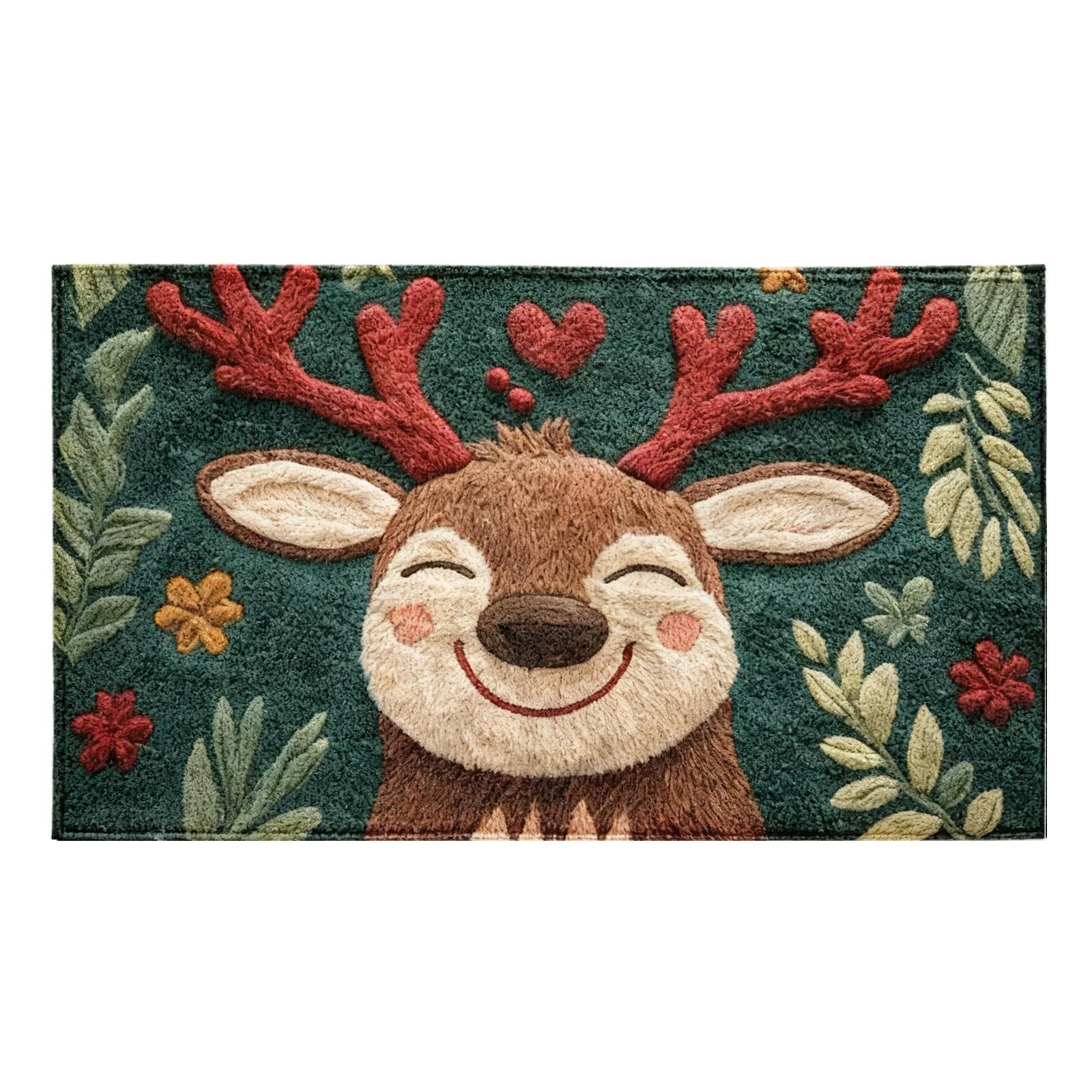

Cartoon Christmas Doormat For Door Decoration S