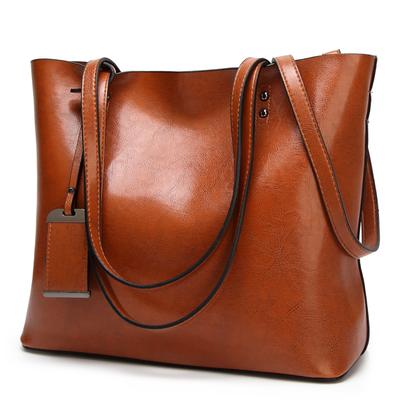 Cross-Border Women's Bag 2025 New European and American Style Shoulder Bag Export Bag Amazon Hot Oil Leather Bag Crossbody