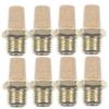 IWOWHERO 8pcs Pneumatic Muffler Silencer Pneumatic Air Silencer Exhaust Muffler Compressed Air Muffler 1/4