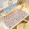 Tappetino per Mouse Stampa Leopardata alla Moda Bordo in Gomma Antiscivolo Bloccato Spesso Tappetino da Scrivania per Laptop da Gioco