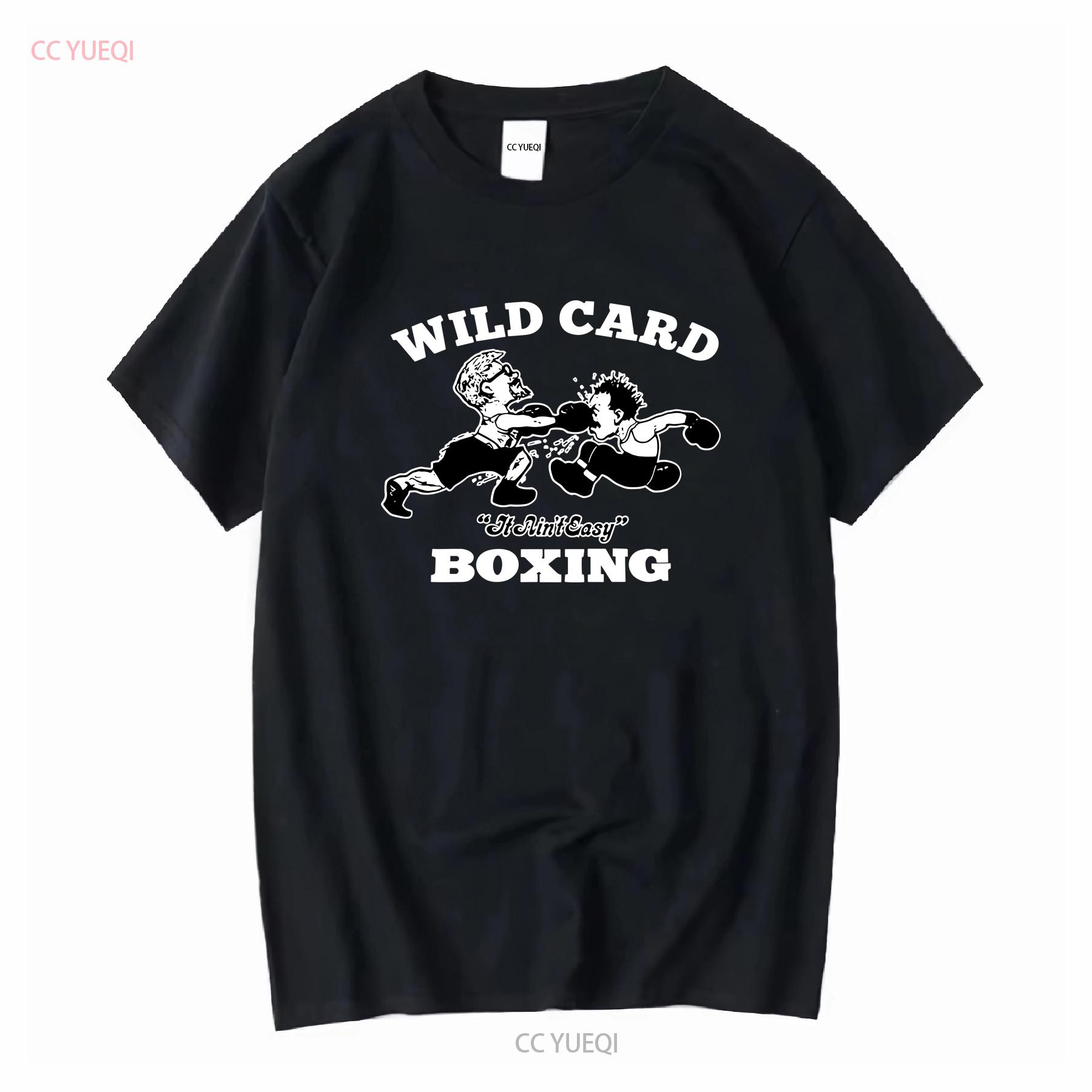 

Men s Wildcard Boxing Freddie Roach Pacquiao Black T Shirt XXL 2XL It Aint Easy vintage Washed designer clothes Comfortable 4XL