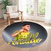 Ronaldo's Round Floor Rug Suitable for Bedrooms Hallway Kitchen Game Room Antislip Round Carpet Office home decor