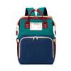 Baby Diaper Bag Backpack Portable Foldable Breathable Multifunctional Large Capacity Baby Diaper Bag Red Green Blue