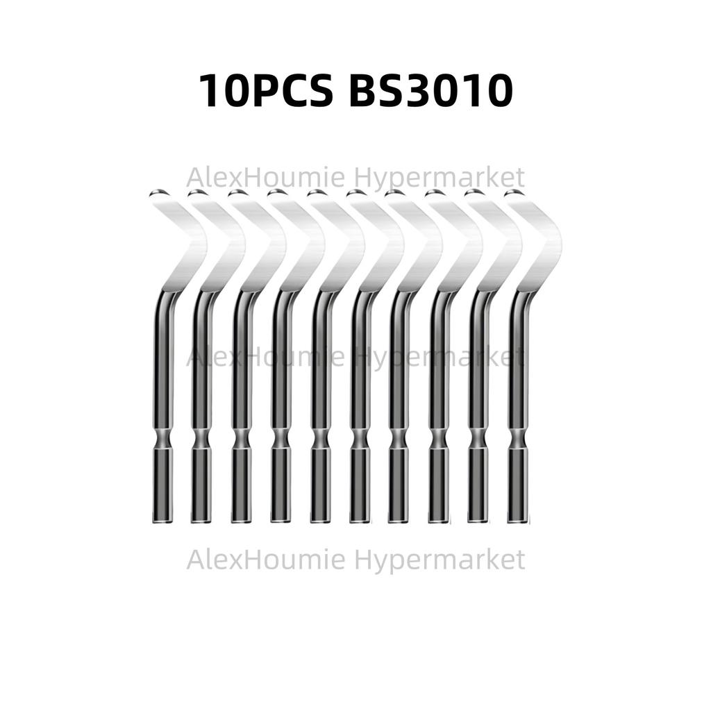 Deburring Tool with 10 High Speed Steel BS1010 Blades Precision Edge Burr Removal on 3D Printing Plastics Resin Art Metal Work