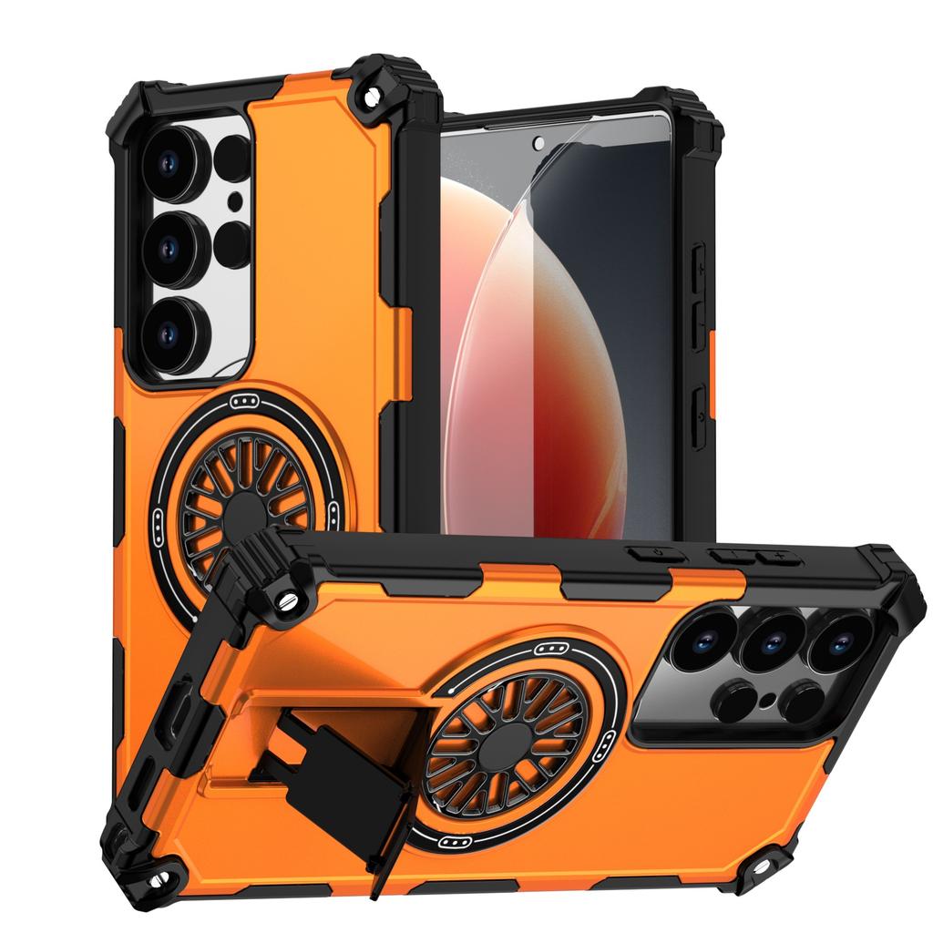 Applicable to Samsung S26Ultra Guardian Magnetic Mobile Phone Case S25Ultra Bracket A37 Anti-drop A17 Protective Case