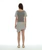 PARTIMENTO WOMEN Scoop Neck Bat Sleeve Top_Melange