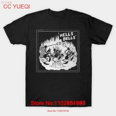 Hells Bells T Shirt S 5XL Fast Shipping Vintage Washed Top For Everyday Wear Casual Homme Designer Clothes Graphic Breathable