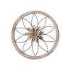3 Pcs Farmhouse Wall Decor Wooden Rustic Flower Decoration Wall Art Ornament for Living Room Bedroom Dining Room