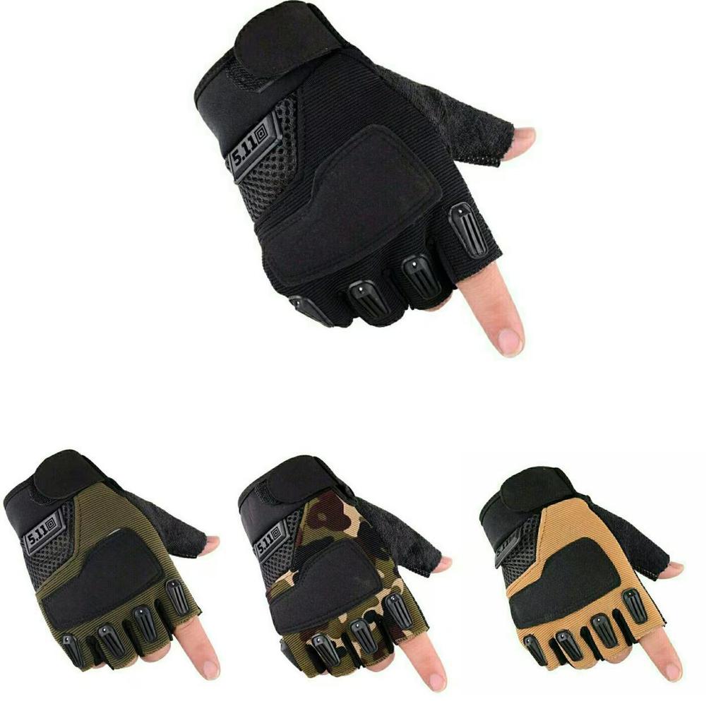 Spring/Summer Tactical Half-Finger Gloves for Outdoor Sports, Cycling, Mountaineering & Fitness