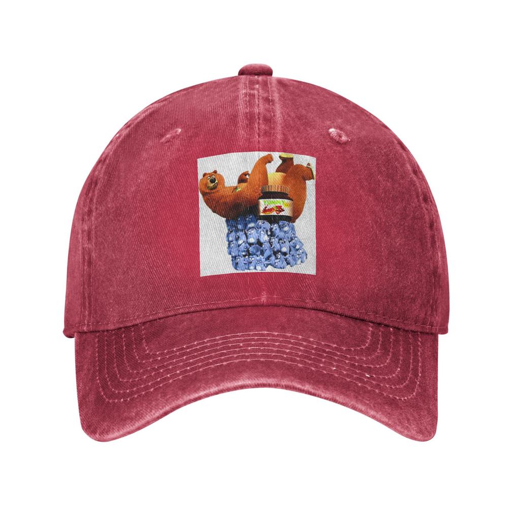 Animation Grizzy and the Lemmings Cartoon Anime  Washed Denim Cap Casual Baseball Caps Hat Summer Unisex Baseball Hats