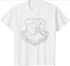 Strategic Air Command SAC Emblem Cold War Grunge design 100 cotton short sleeve Oneck casual printed mens Tshirt