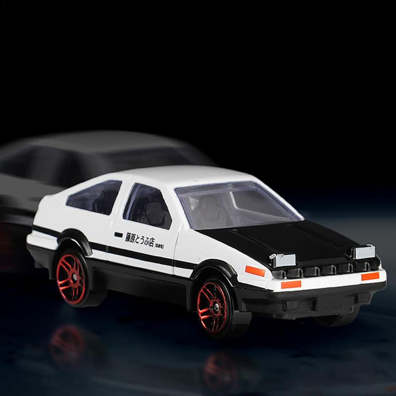 Initial D AE86 Alloy Car Interior Models Toys Automatically Drift Rotating Auto Dashboard Metal Ornaments Fujiwara Car