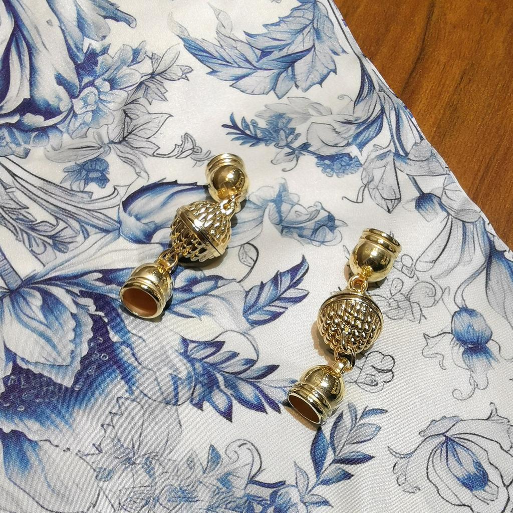 DIY Schal Schnalle Zubehör Magnetverschluss