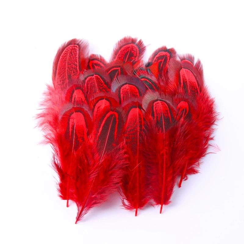 100Pcs Pheasant Chicken Feathers for DIY Earrings Jewelry Making Dream Catcher Wedding Centerpiece Decor Crafts Accessories