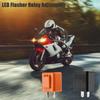 Turn Signal Flasher Relay Electronic Led Flasher Relay 2 Pin LED Turn Signal Flasher Relay With Adjustable Speed For Motorcycle