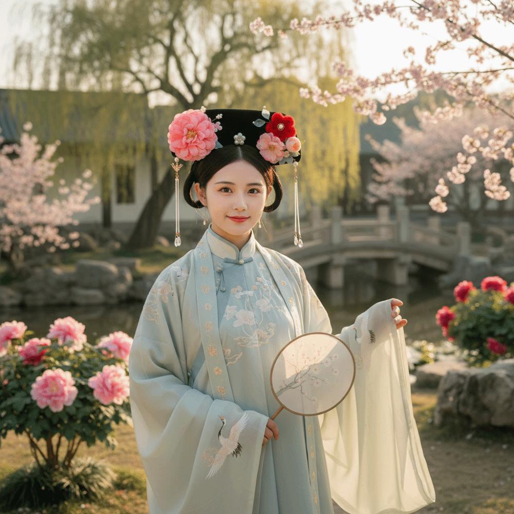 Chinese Royal Style Hanfu Headband Non-slip Pearl Headband Ancient Style Hair Hoop Hanfu Costume