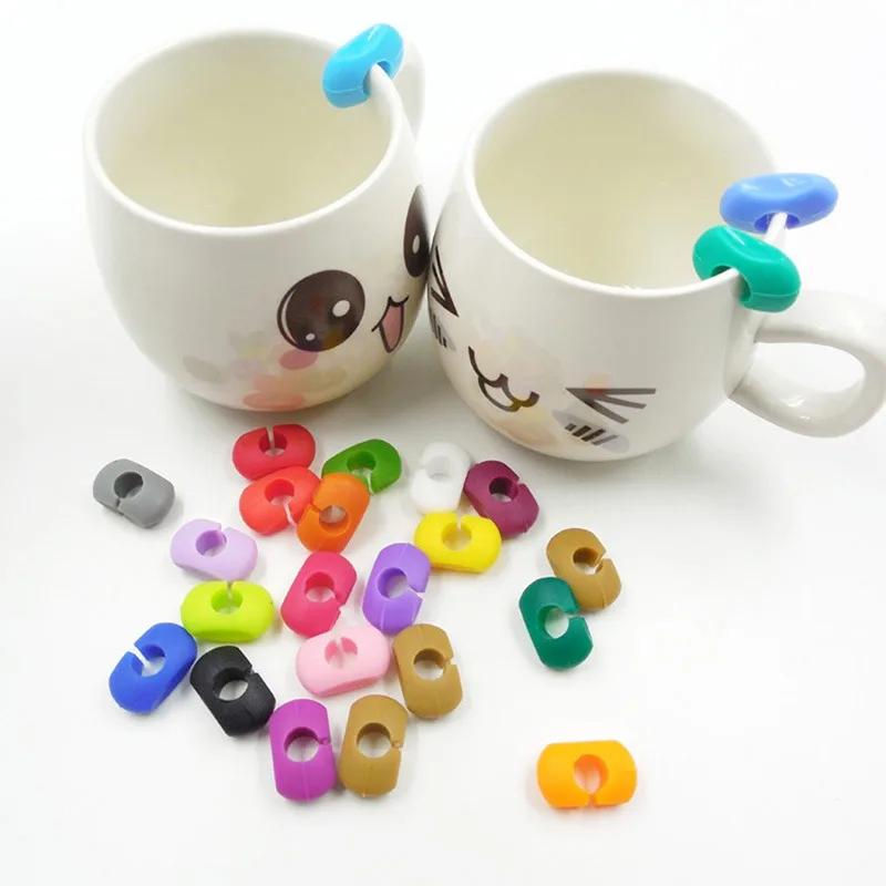 Popular Silicone Red Wine Glass Marker Charm Drinking Identification Cup Labels Tag Signs Party Supplies