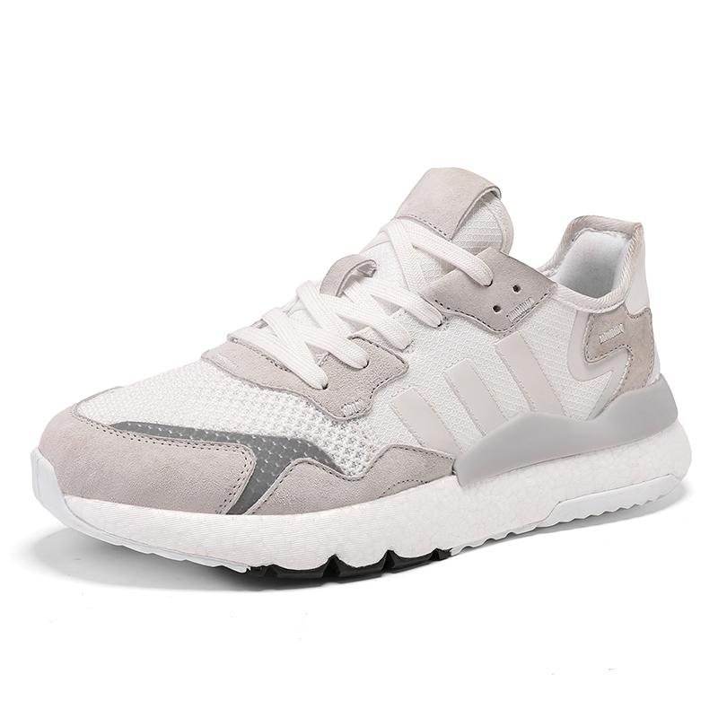 Новые амортизирующие кроссовки для бега Мужская повседневная обувь 38-45 38 бежевый 4198₽