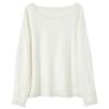 Sancai 2025 Spring Women's Loose Hollow Knit Sweater