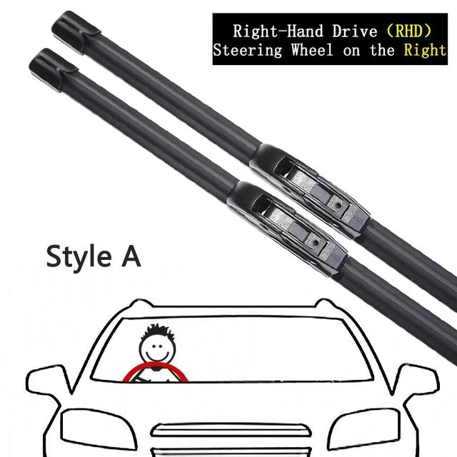 For Chery EQ1 DR 1.0 iCar MASADA 2017~2024 Front Wipers Blades Brushes Window Cleaning Windscreen  Auto Replacement Accessories