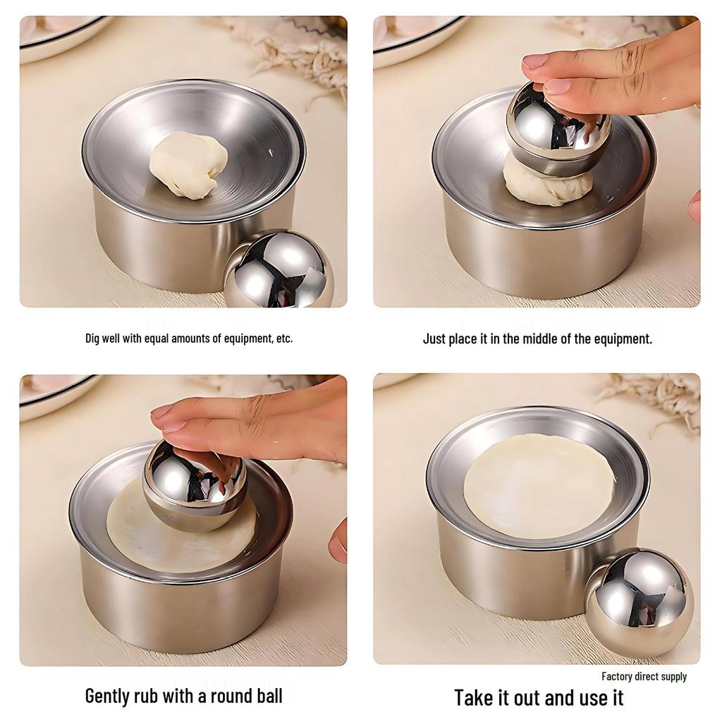 Stainless Steel Handmade Dumpling Wrapper Press Tool Mold