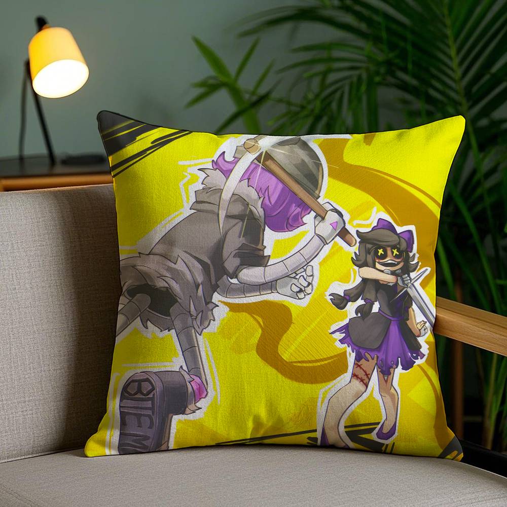 Horror comedy Animation M-Murder Drones-M Pillow Case Sofa And Living Room Decorative Cushion Covers Dust-proof And Mite-proof F