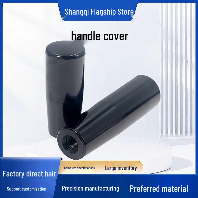 Long Handle Cylindrical Bakelite Grip for M6 Threaded Machine Tool Lever