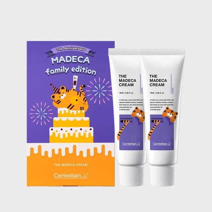 Centellian24 The Madeca Cream Family Edition 70ml x 2 Moisture Nourishing Elasticity Base Blemish Pore Bottle Grass TECA Teca Gift