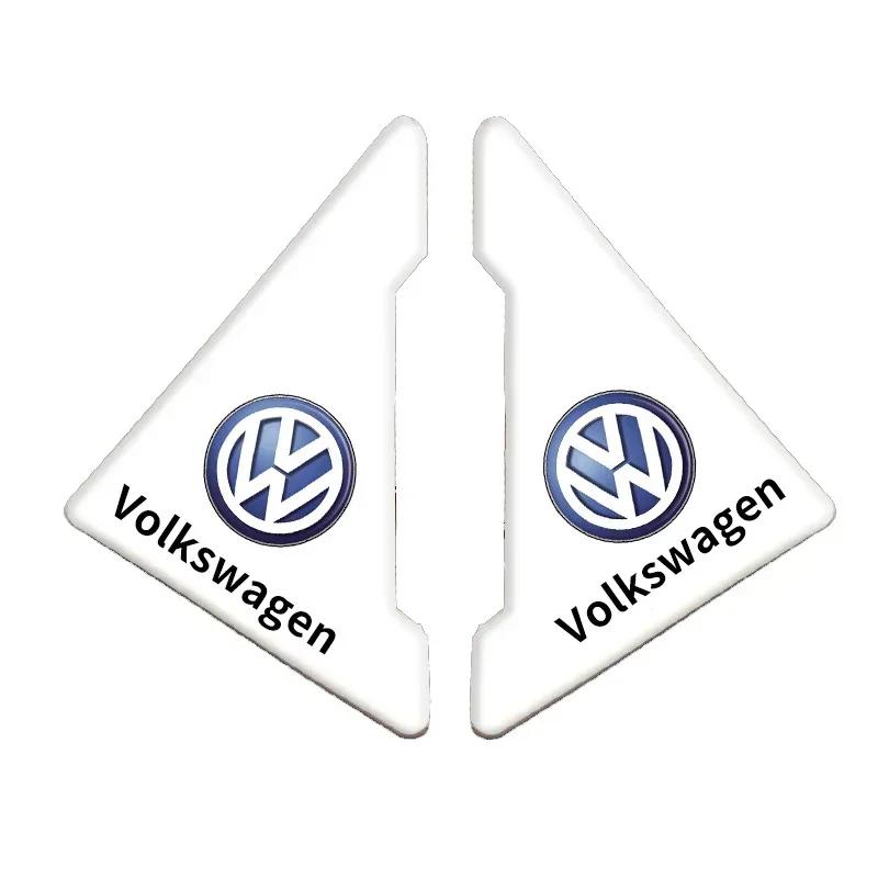 

VW GTI GOLF 2026 Hot For VW VOLKSWAGEN 2PCS Car Door Corner Cover Sticker Protector Decals for Volkswagen Golf Passat Jetta Toua