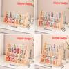 1pc multi-functional wooden bracelet tiered display stand headband hairbandjewelry hanging rack bracelet displayprop festivegift